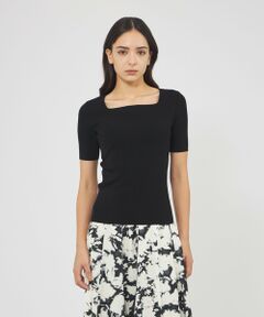 EPOCA / エポカ ニット・セーター | キュプラベーシック スクエアカラーニット