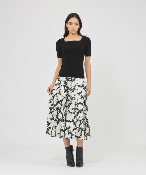 EPOCA / エポカ ニット・セーター | キュプラベーシック スクエアカラーニット | 詳細3