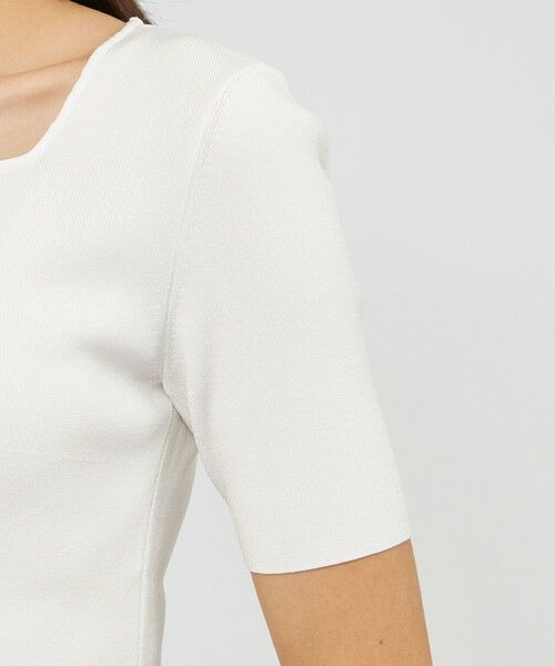 EPOCA / エポカ ニット・セーター | キュプラベーシック スクエアカラーニット | 詳細10