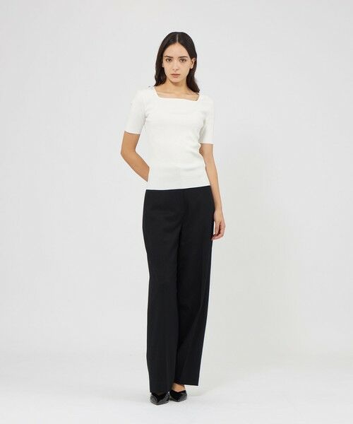 EPOCA / エポカ ニット・セーター | キュプラベーシック スクエアカラーニット | 詳細1