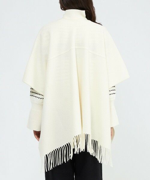 EPOCA / エポカ ニット・セーター | 【La maglia due】 フリンジニットケープ | 詳細5
