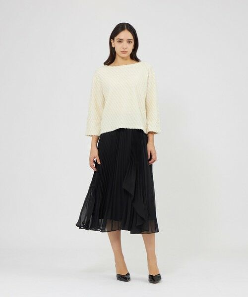 EPOCA / エポカ ニット・セーター | ラメフリンジニット ベルスリーブプルオーバー | 詳細1