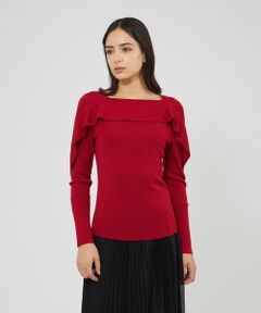 EPOCA / エポカ ニット・セーター | ドレープショルダーニット プルオーバー