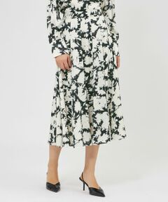 フィオーレサテン フレアスカート