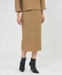 EPOCA / エポカ ロング・マキシ丈スカート | ラメフリンジニット タイトスカート