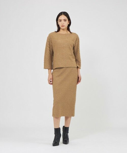 EPOCA / エポカ ロング・マキシ丈スカート | ラメフリンジニット タイトスカート | 詳細2