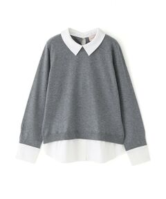 EPOCA / エポカ ニット・セーター | 【EPOCA STORIA】シャツコンビニット《WEB＆EPOCA THE SHOP店舗限定》