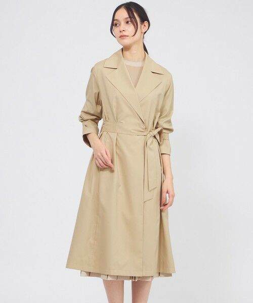 EPOCA / エポカ その他アウター | ライトタフタ ベルテッドコート（ベージュ1）