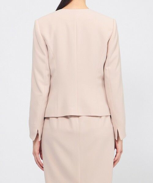 EPOCA / エポカ ノーカラージャケット | コンパクトダブルクロス ノーカラージャケット | 詳細10