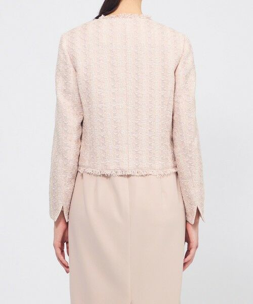 EPOCA / エポカ ノーカラージャケット | コットンファンシーツィード ノーカラージャケット | 詳細8