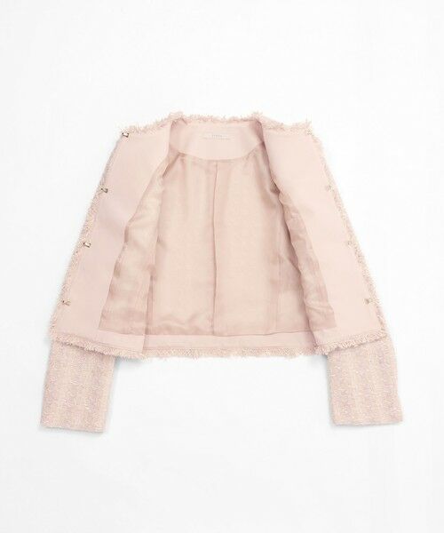 EPOCA / エポカ ノーカラージャケット | コットンファンシーツィード ノーカラージャケット | 詳細12