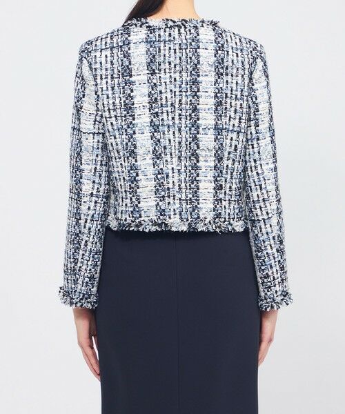 EPOCA / エポカ ノーカラージャケット | ミックスファンシーツィード ノーカラージャケット | 詳細6