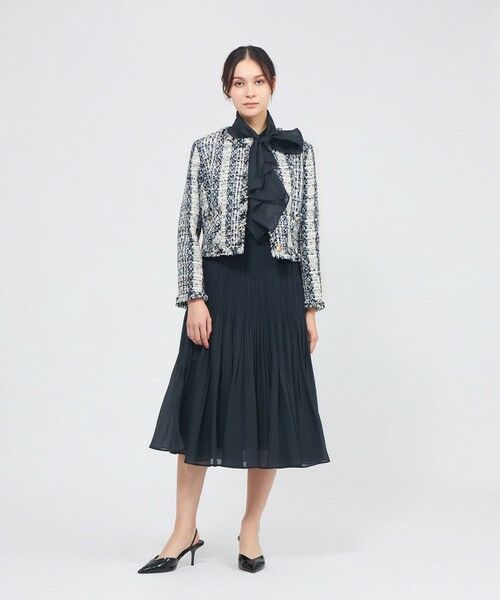 EPOCA / エポカ ノーカラージャケット | ミックスファンシーツィード ノーカラージャケット | 詳細2