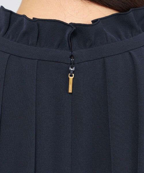 EPOCA / エポカ ロング・マキシ丈ワンピース | パウダリーダブルクロス レースコンビワンピース | 詳細7