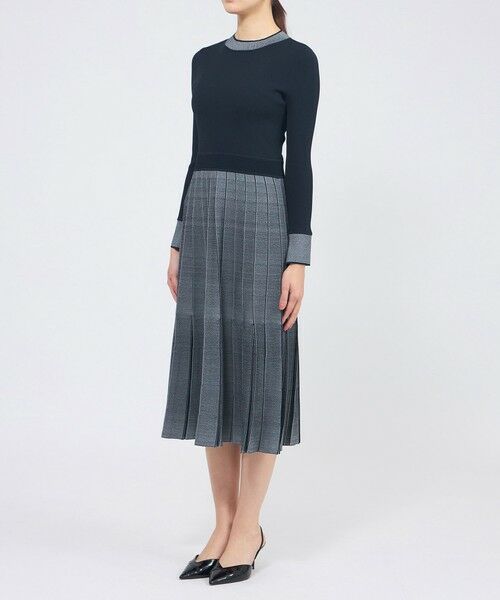 EPOCA / エポカ ロング・マキシ丈ワンピース | プリーツライクジャカード ニットワンピース | 詳細4