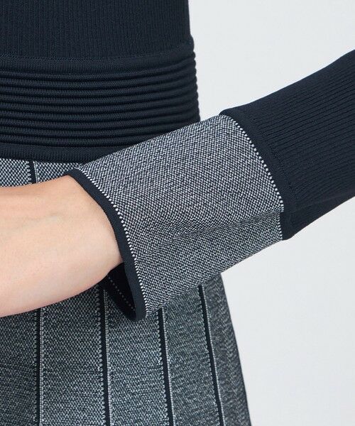 EPOCA / エポカ ロング・マキシ丈ワンピース | プリーツライクジャカード ニットワンピース | 詳細8