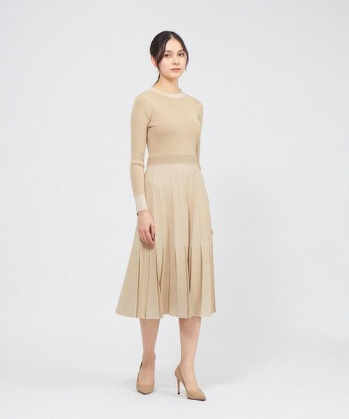 EPOCA / エポカ ロング・マキシ丈ワンピース | プリーツライクジャカード ニットワンピース | 詳細2