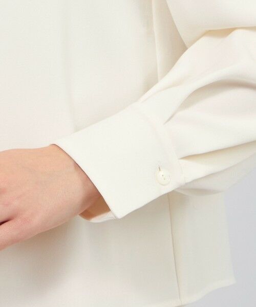 EPOCA / エポカ シャツ・ブラウス | パウダリーダブルクロス レースコンビブラウス | 詳細6