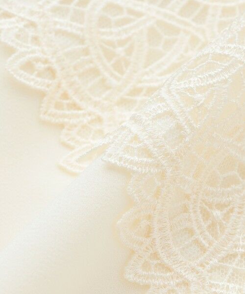 EPOCA / エポカ シャツ・ブラウス | パウダリーダブルクロス レースコンビブラウス | 詳細8