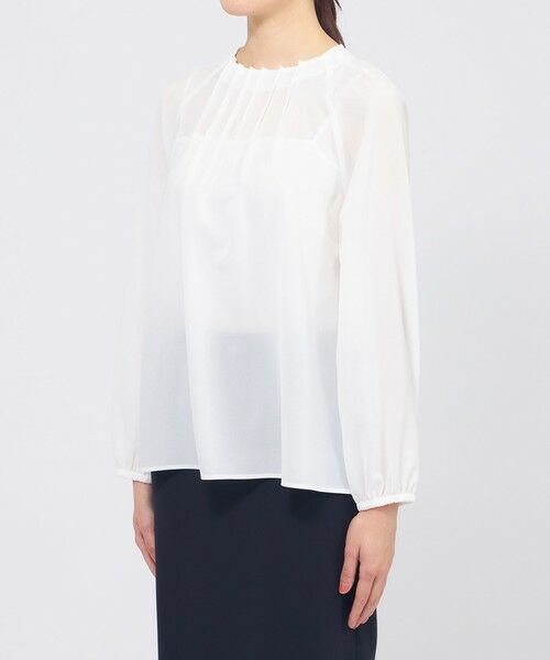 EPOCA / エポカ シャツ・ブラウス | ドライオーガンジー タックブラウス | 詳細5