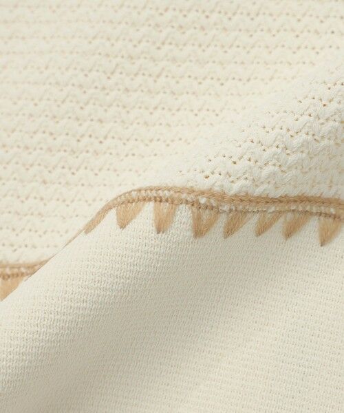 EPOCA / エポカ ニット・セーター | トリミングニット ジップアップジャケット | 詳細10