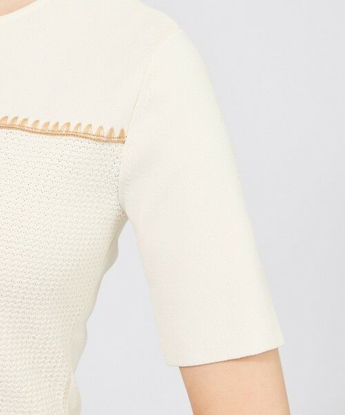 EPOCA / エポカ ニット・セーター | トリミングニット プルオーバー | 詳細12