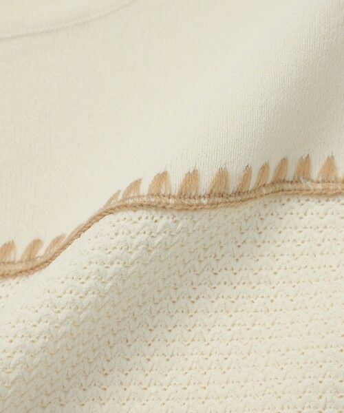 EPOCA / エポカ ニット・セーター | トリミングニット プルオーバー | 詳細13