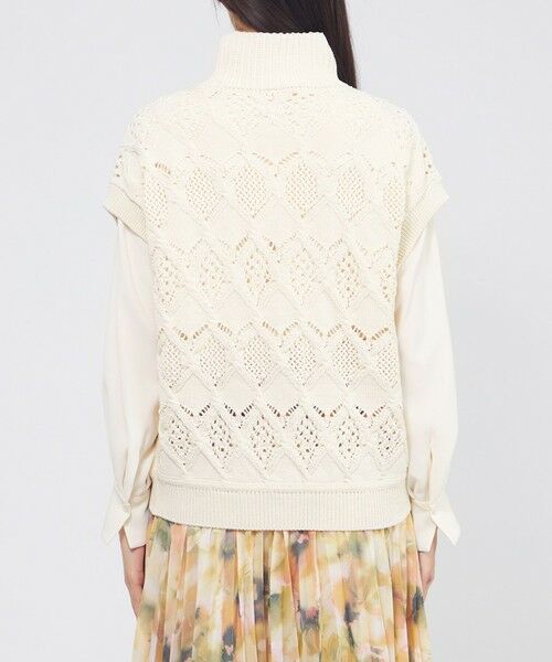 EPOCA / エポカ ニット・セーター | ケーブルニット タートルネックジレ | 詳細5