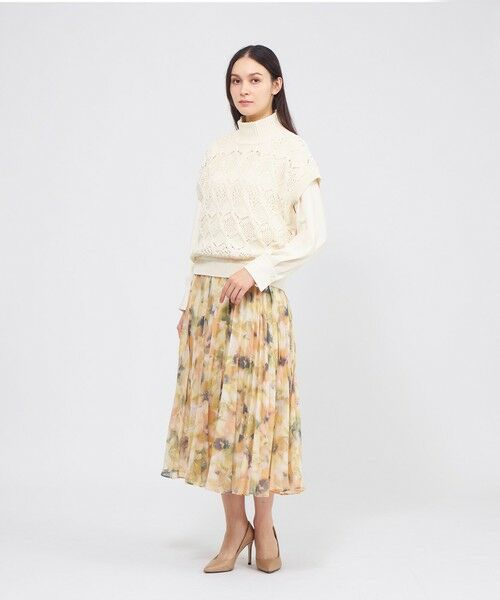 EPOCA / エポカ ニット・セーター | ケーブルニット タートルネックジレ | 詳細1