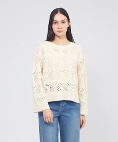 EPOCA / エポカ ニット・セーター | ケーブルニット ベルスリーブプルオーバー