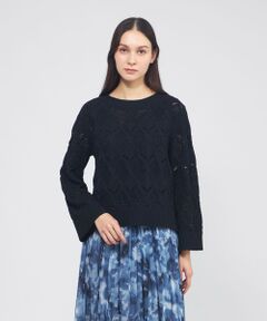 EPOCA / エポカ ニット・セーター | ケーブルニット ベルスリーブプルオーバー