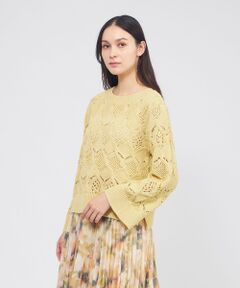 EPOCA / エポカ ニット・セーター | ケーブルニット ベルスリーブプルオーバー