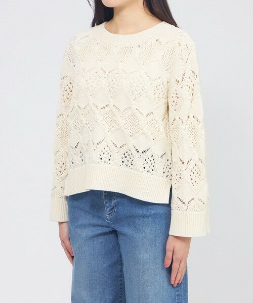 EPOCA / エポカ ニット・セーター | ケーブルニット ベルスリーブプルオーバー | 詳細5