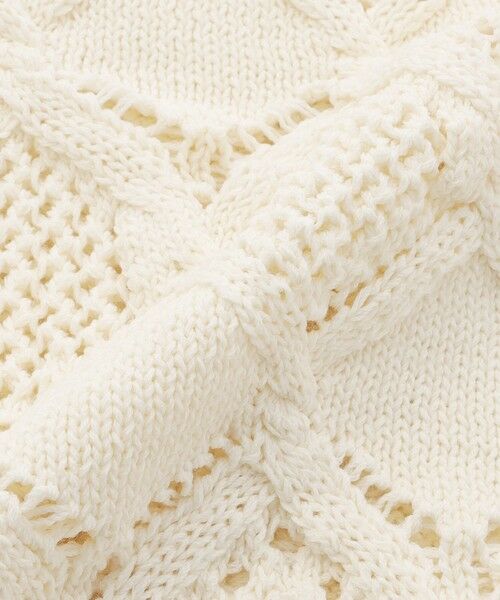 EPOCA / エポカ ニット・セーター | ケーブルニット ベルスリーブプルオーバー | 詳細9