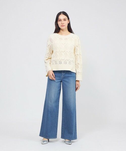 EPOCA / エポカ ニット・セーター | ケーブルニット ベルスリーブプルオーバー | 詳細1