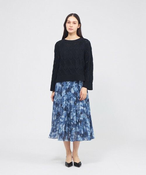 EPOCA / エポカ ニット・セーター | ケーブルニット ベルスリーブプルオーバー | 詳細2