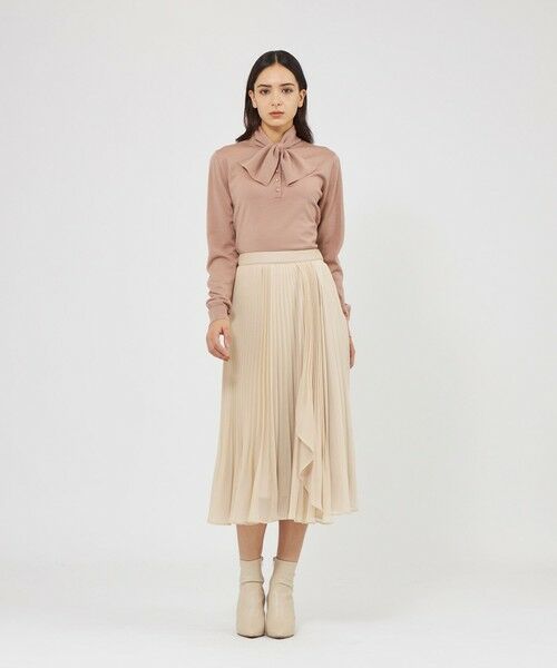 EPOCA / エポカ ニット・セーター | ウォッシャブルウール リボンタイニット | 詳細3