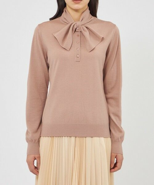 EPOCA / エポカ ニット・セーター | ウォッシャブルウール リボンタイニット | 詳細4