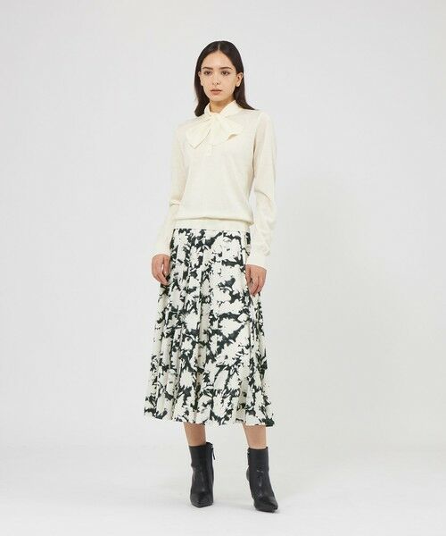 EPOCA / エポカ ニット・セーター | ウォッシャブルウール リボンタイニット | 詳細1