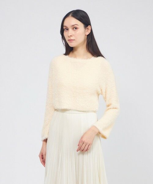 EPOCA / エポカ ニット・セーター | へアリーレイヤードニット（オフホワイト1）