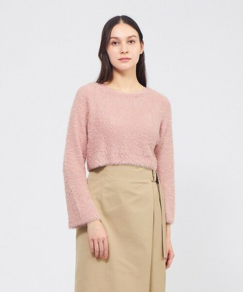 EPOCA / エポカ ニット・セーター | へアリーレイヤードニット（ピンク3）