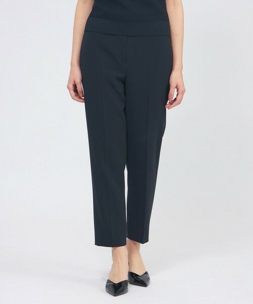 EPOCA / エポカ その他パンツ | コンパクトダブルクロス テーパードパンツ（ネイビー2）