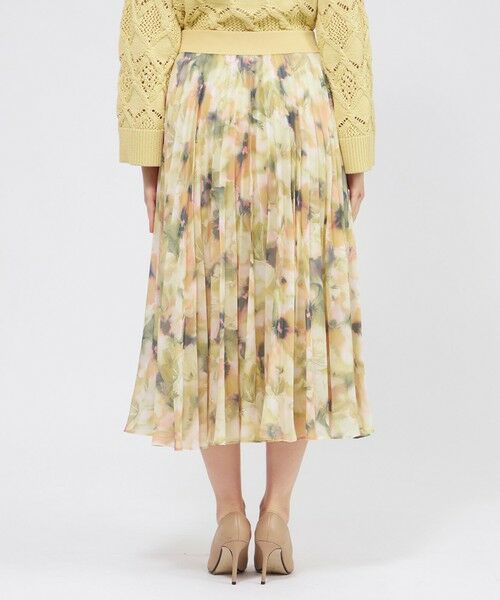 EPOCA / エポカ ロング・マキシ丈スカート | グラフィカルフラワー プリーツスカート | 詳細8
