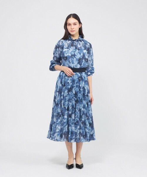 EPOCA / エポカ ロング・マキシ丈スカート | グラフィカルフラワー プリーツスカート | 詳細1