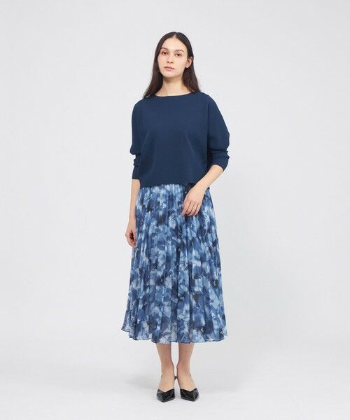 EPOCA / エポカ ロング・マキシ丈スカート | グラフィカルフラワー プリーツスカート | 詳細2