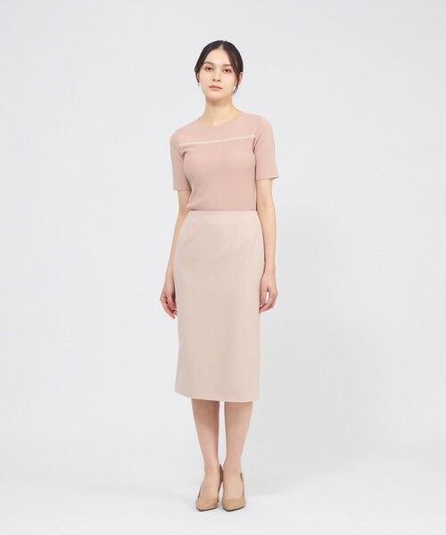 EPOCA / エポカ ロング・マキシ丈スカート | コンパクトダブルクロス タイトスカート | 詳細4