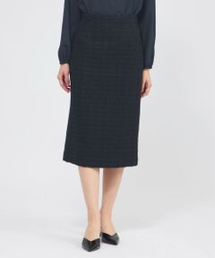 EPOCA / エポカ ロング・マキシ丈スカート | コットンファンシーツィード タイトスカート