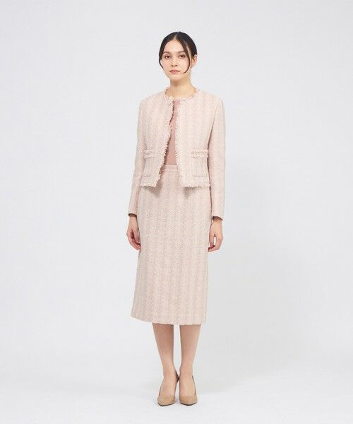 EPOCA / エポカ ロング・マキシ丈スカート | コットンファンシーツィード タイトスカート | 詳細4