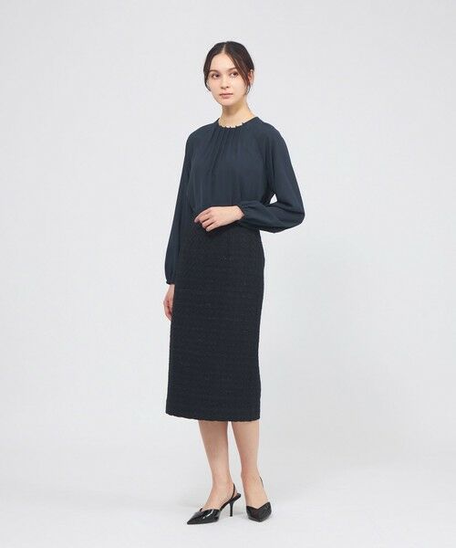 EPOCA / エポカ ロング・マキシ丈スカート | コットンファンシーツィード タイトスカート | 詳細5