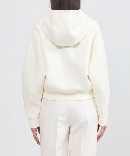 EPOCA / エポカ ノーカラージャケット | ライトコットンダンボール ジップアップフーディー | 詳細7